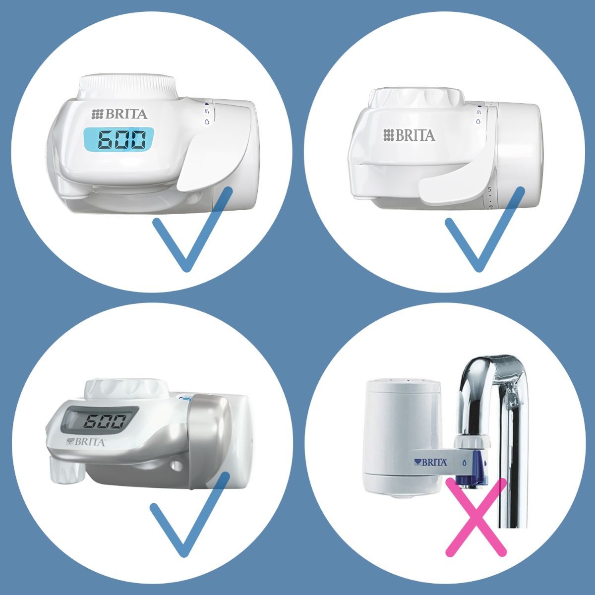 Sistemi da rubinetto BRITA On Tap compatibili con il filtro V-MF